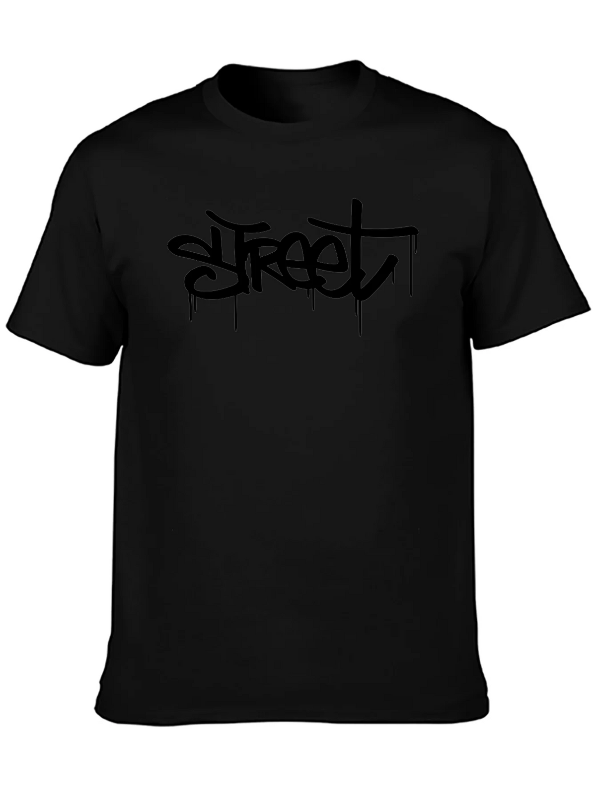 Street Graffiti Style Black T-Shirt product image 3