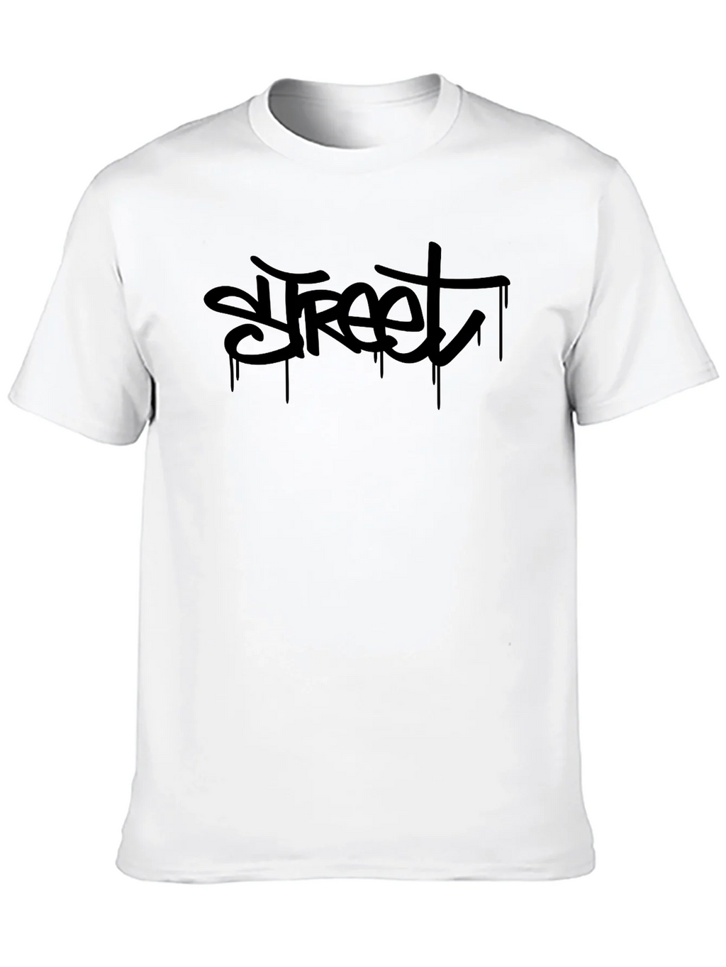 Street Graffiti Style Black T-Shirt product image 9