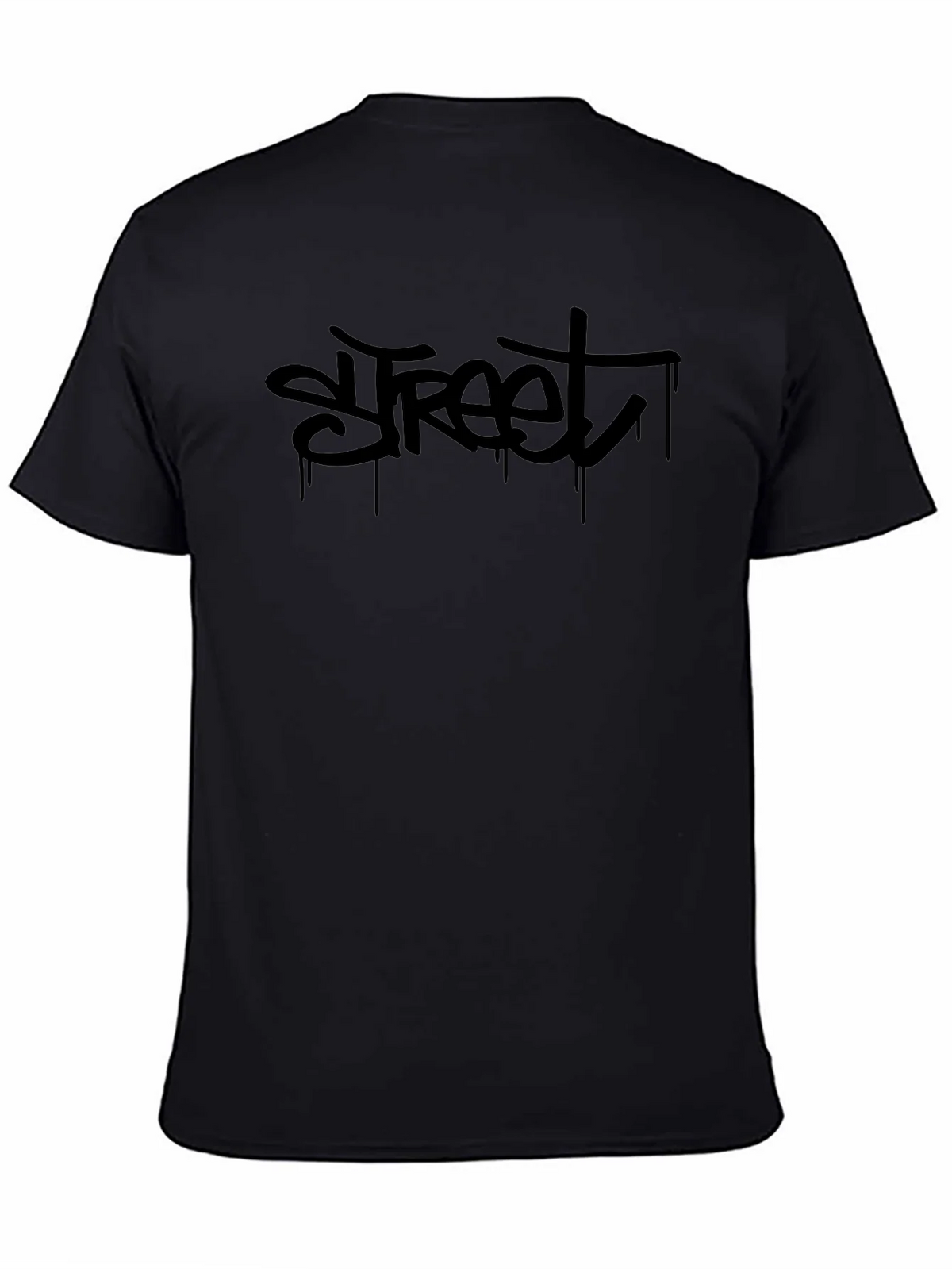 Street Graffiti Style Black T-Shirt product image 4