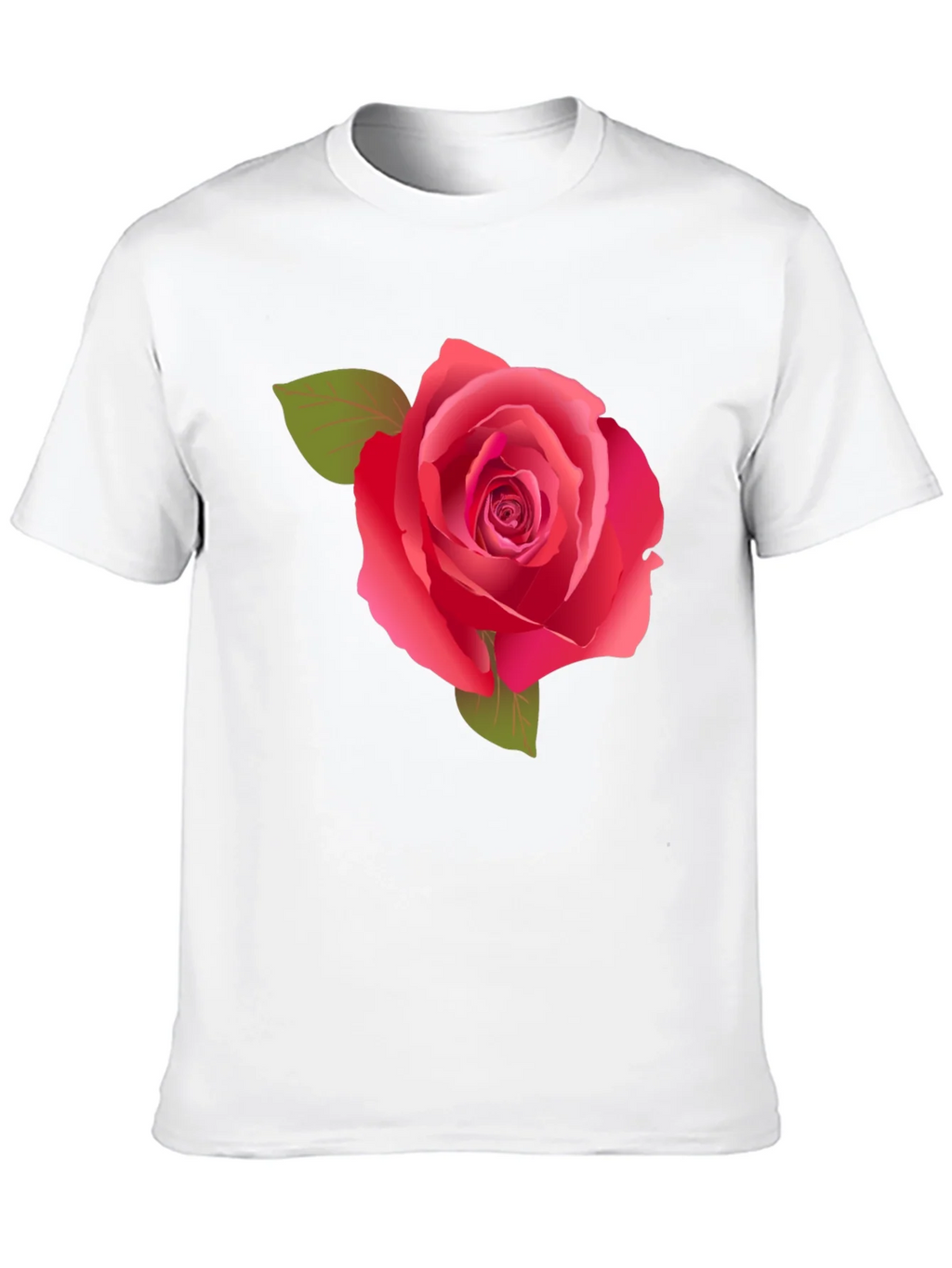Rose Graphic Tee - Stylish Black Cotton Shirt product image 9