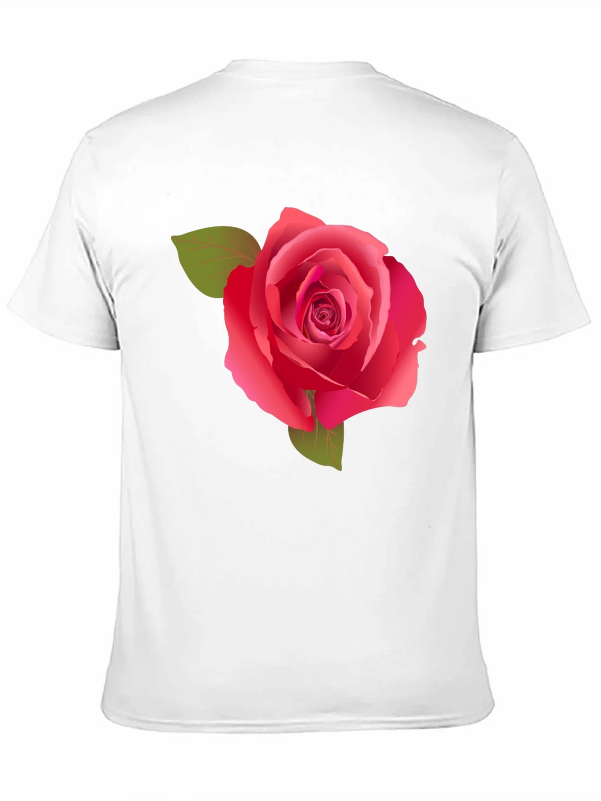 Rose Graphic Tee - Stylish Black Cotton Shirt product image 10