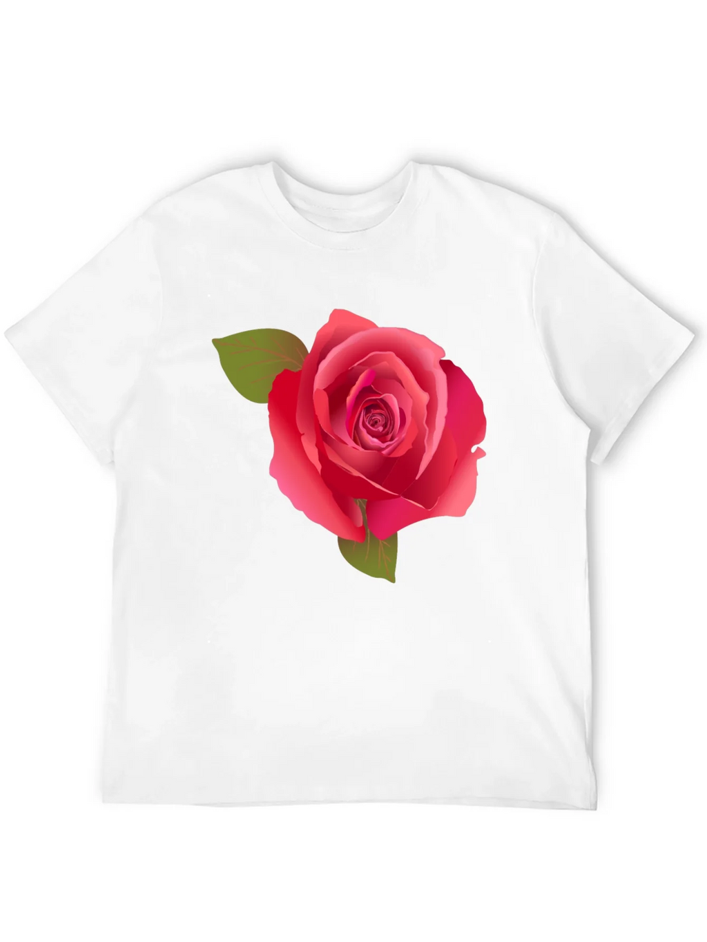 Rose Graphic Tee - Stylish Black Cotton Shirt product image 11