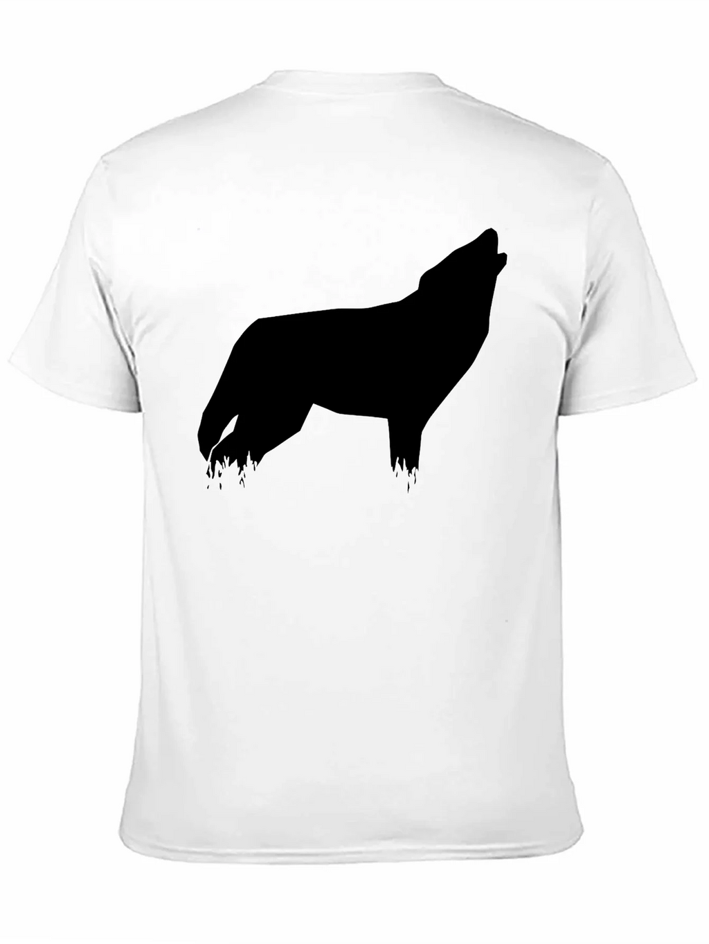Black Wolf Silhouette Graphic Tee product image 10