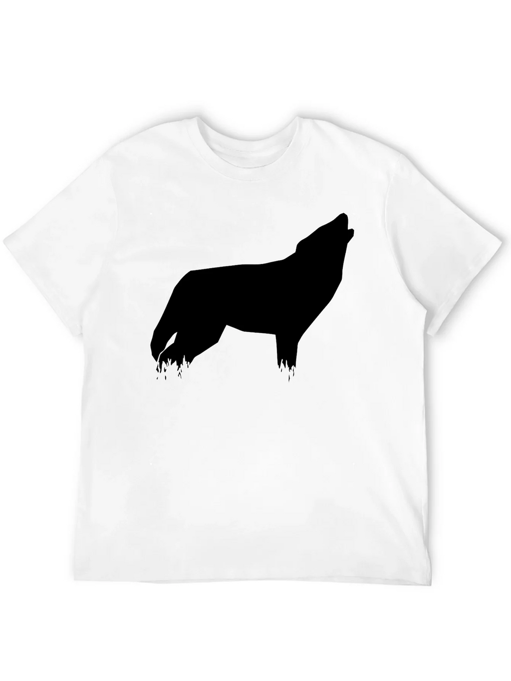 Black Wolf Silhouette Graphic Tee product image 11