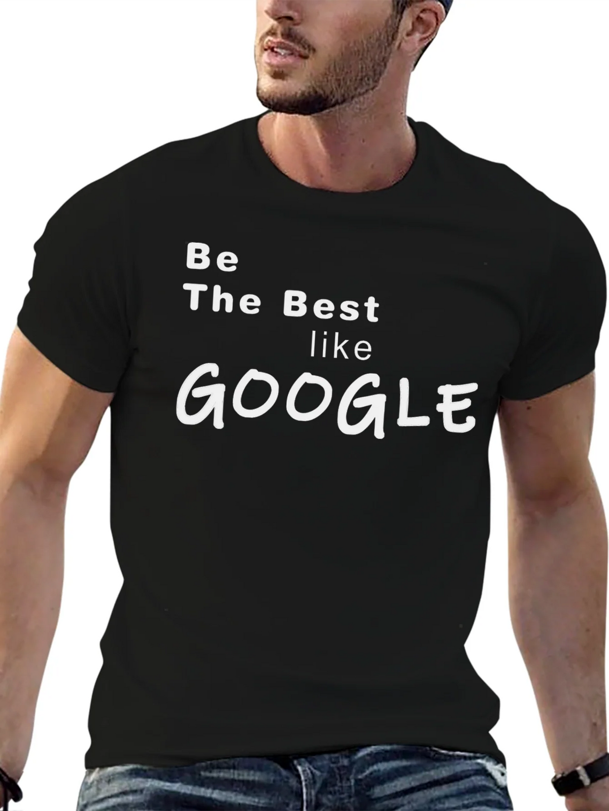 Be the Best Like Google T-Shirt - Black product image 6