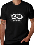 Powder Ski Goggles Graphic T-Shirt product image 1