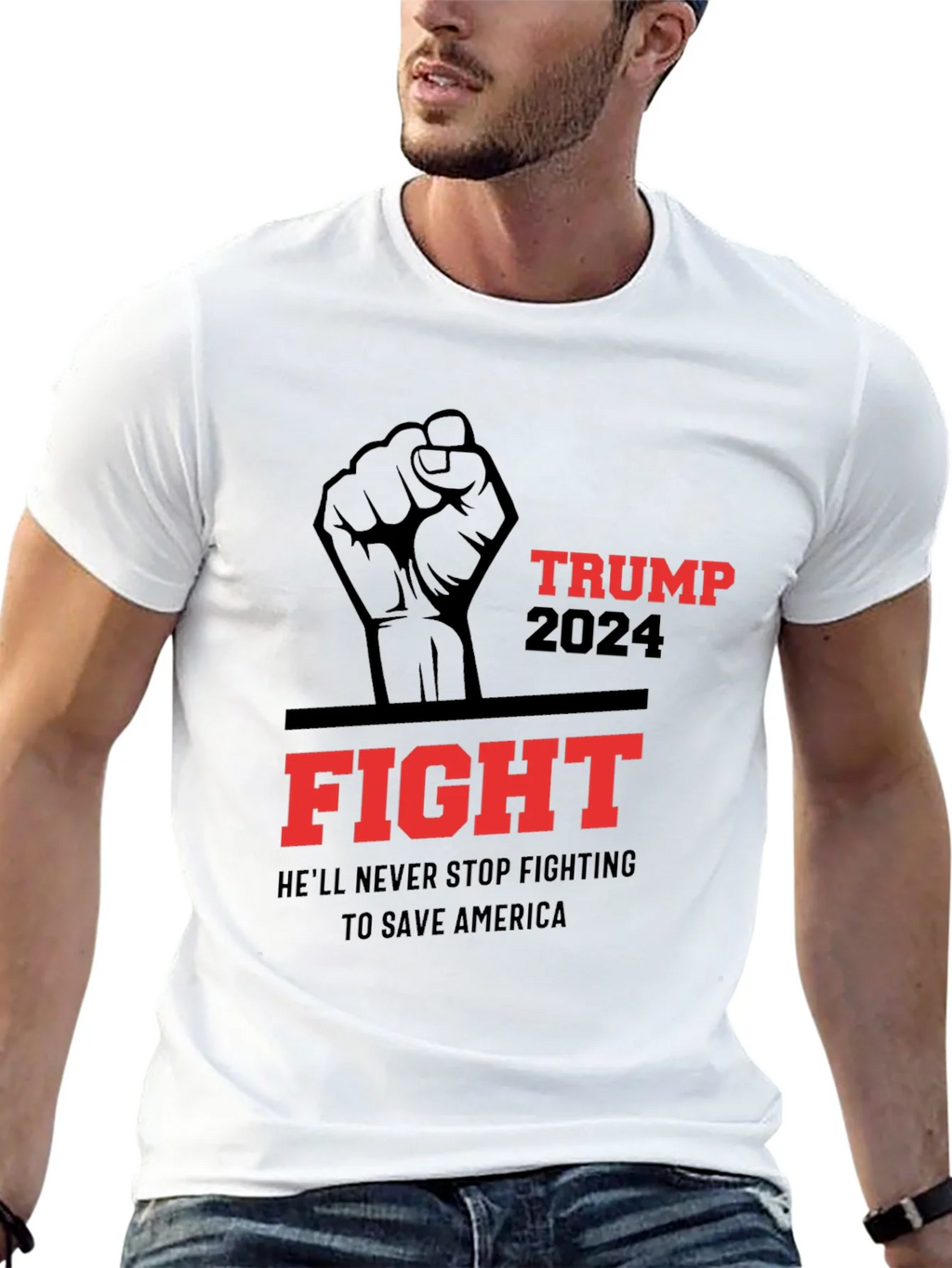 Trump 2024 Fight T-Shirt - Save America! product image 12