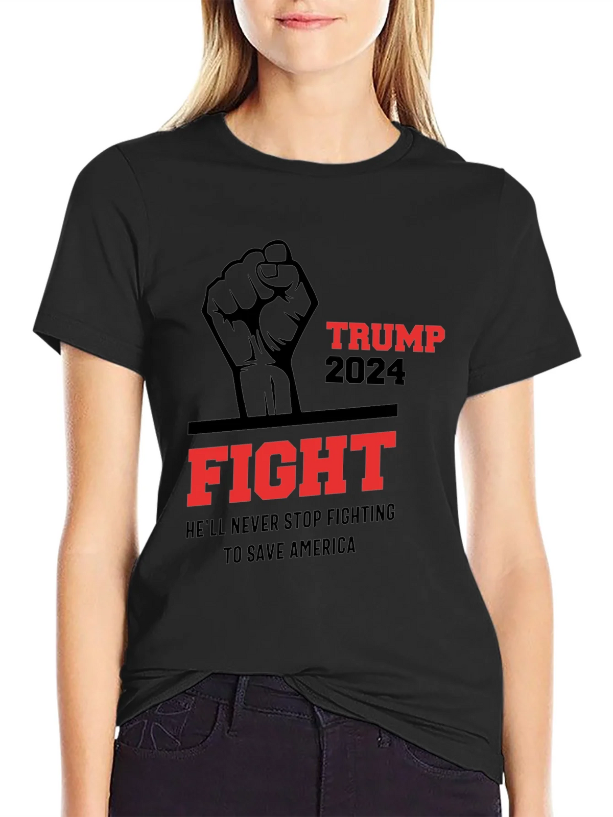 Trump 2024 Fight T-Shirt - Save America! product image 2