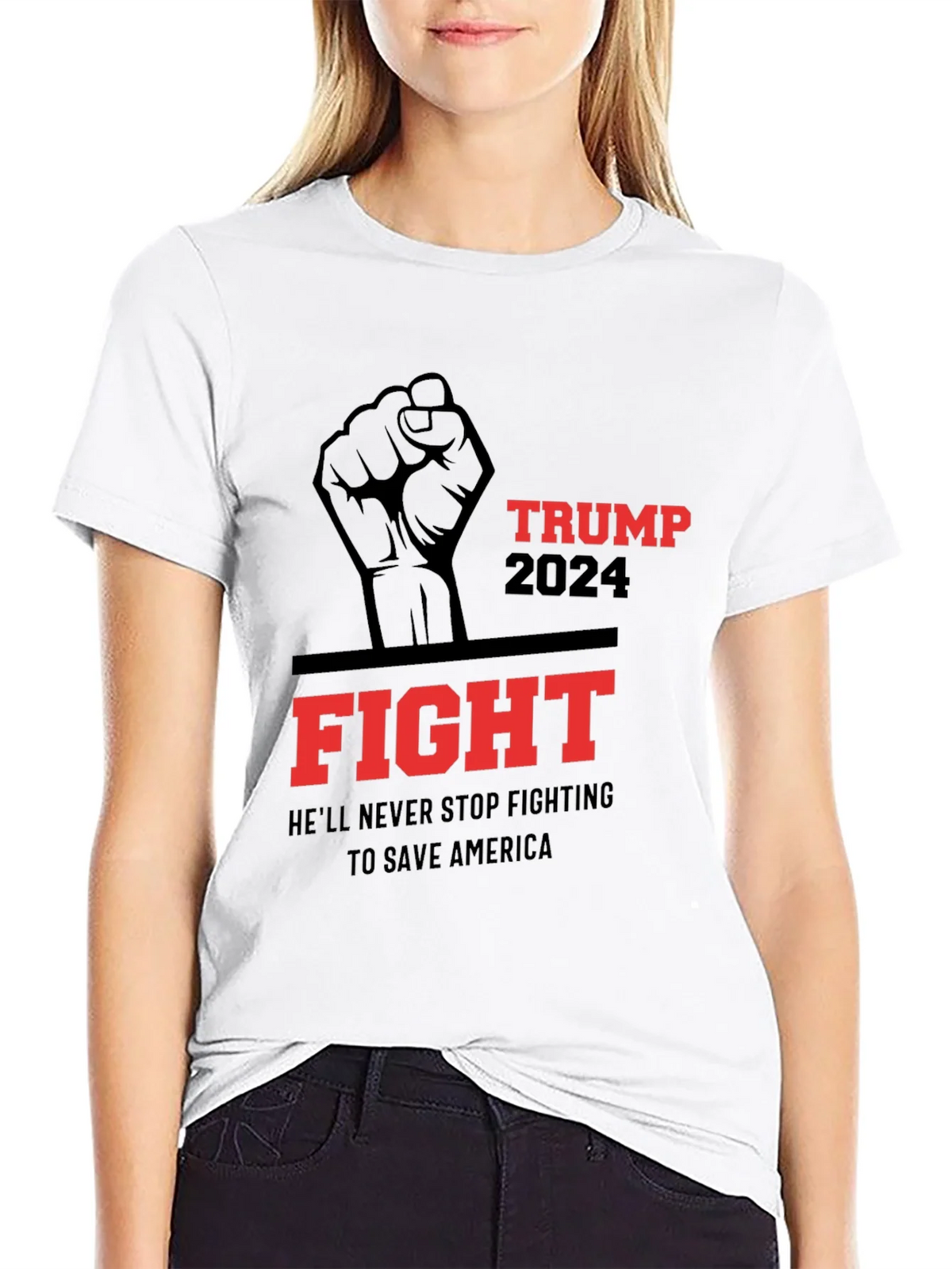 Trump 2024 Fight T-Shirt - Save America! product image 8