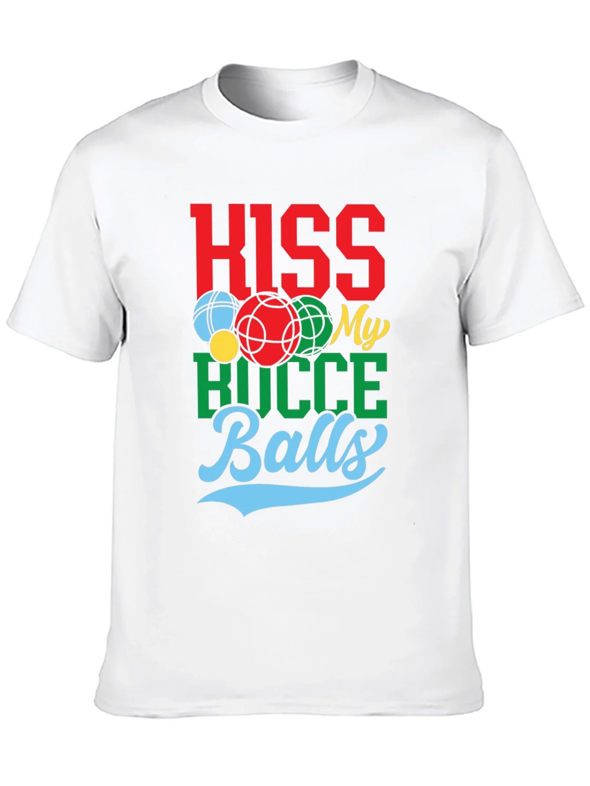 Kiss My Bocce Balls Graphic Tee product image 9