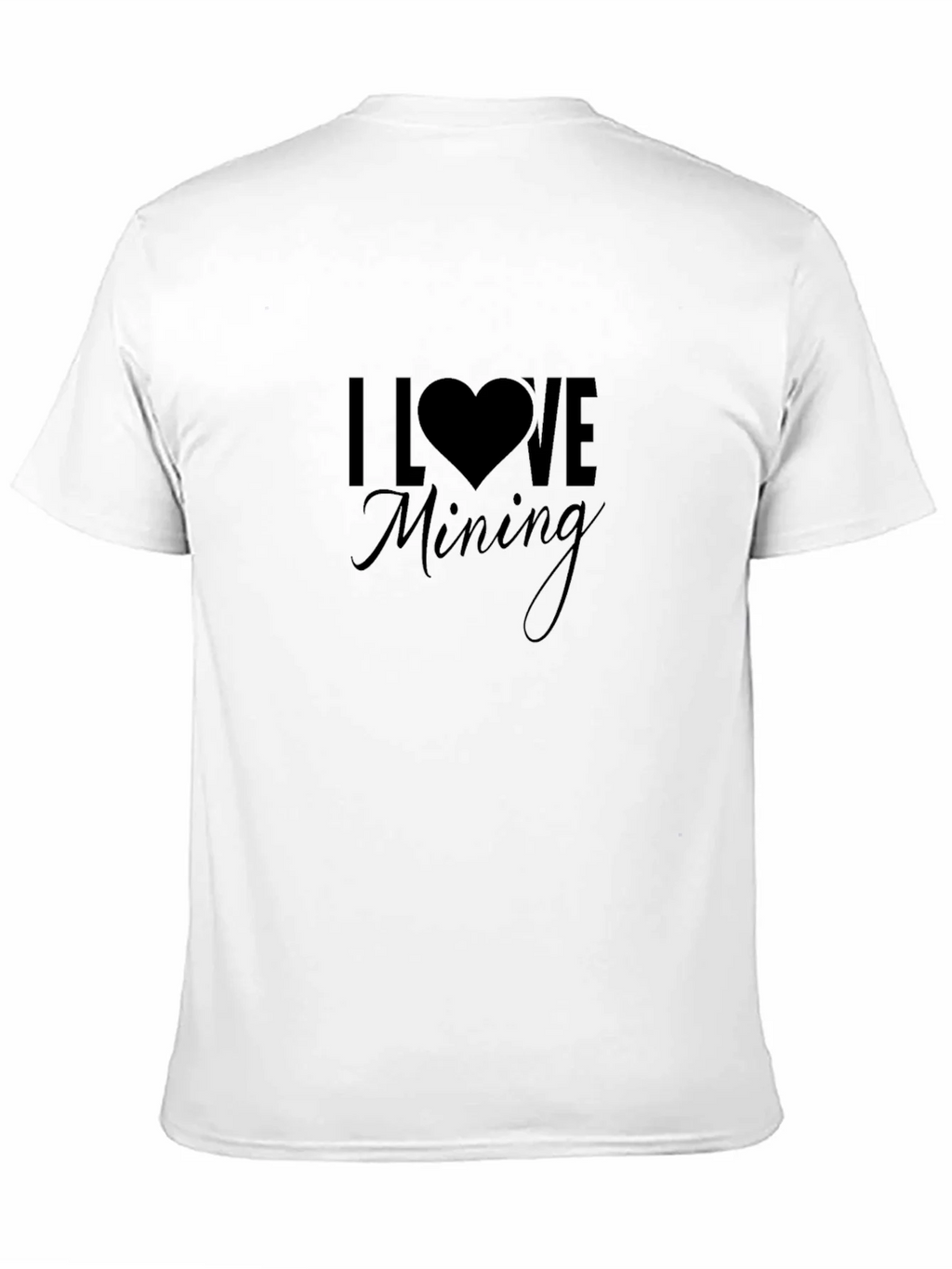 I Love Mining Black T-Shirt product image 10