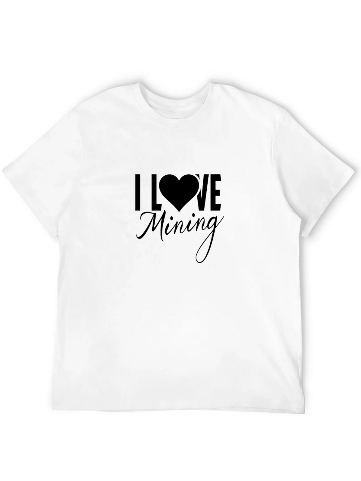 I Love Mining Black T-Shirt product image 11