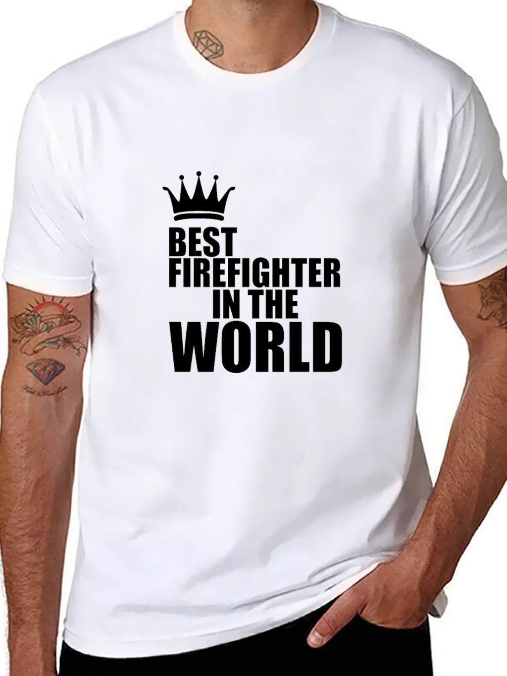 Best Firefighter in the World T-Shirt product image 7