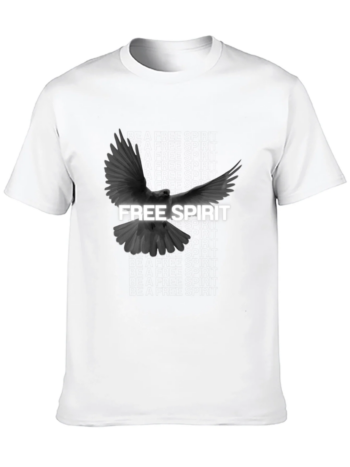 Free Spirit Dove Graphic T-Shirt - Black product image 9