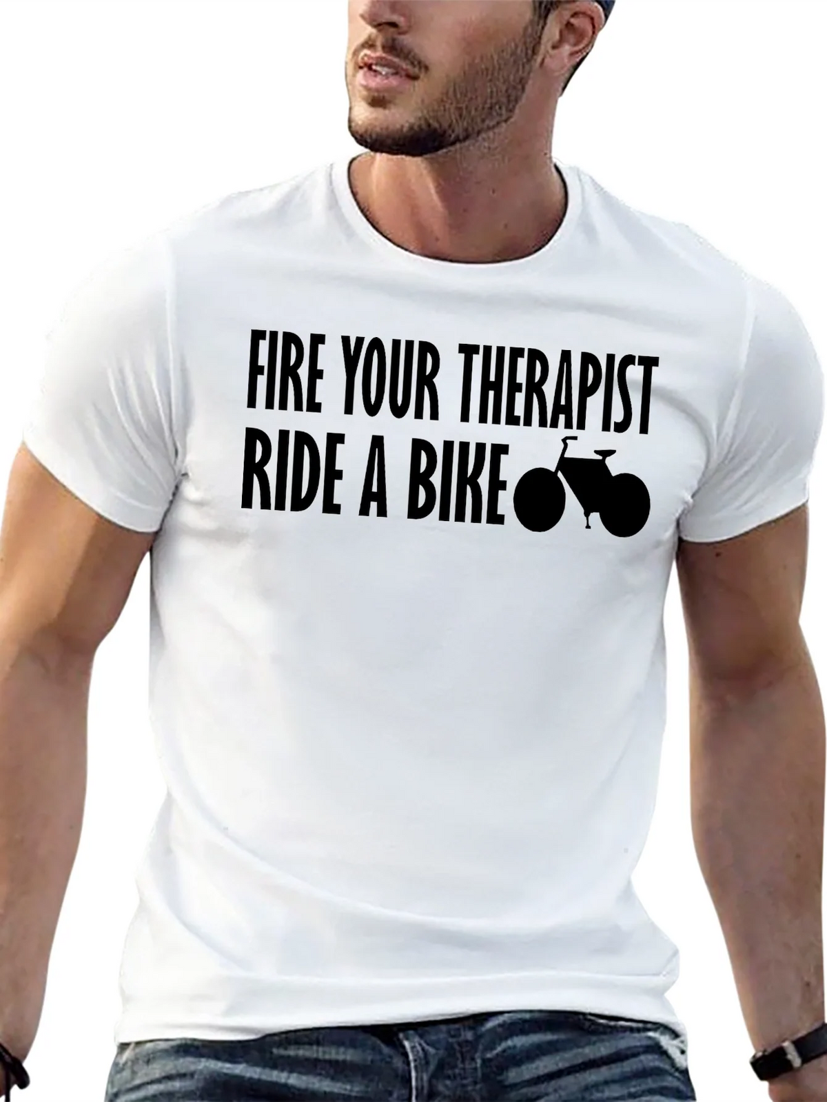 Fire Your Therapist Ride A Bike T-Shirt product image 12
