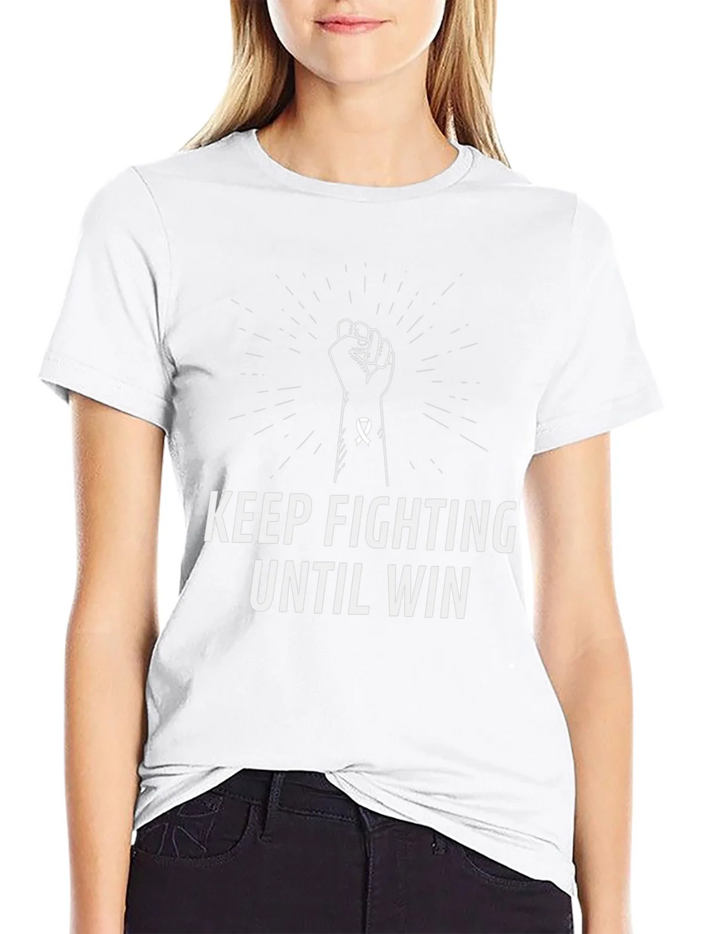 Keep Fighting Until Win T-Shirt product image 8
