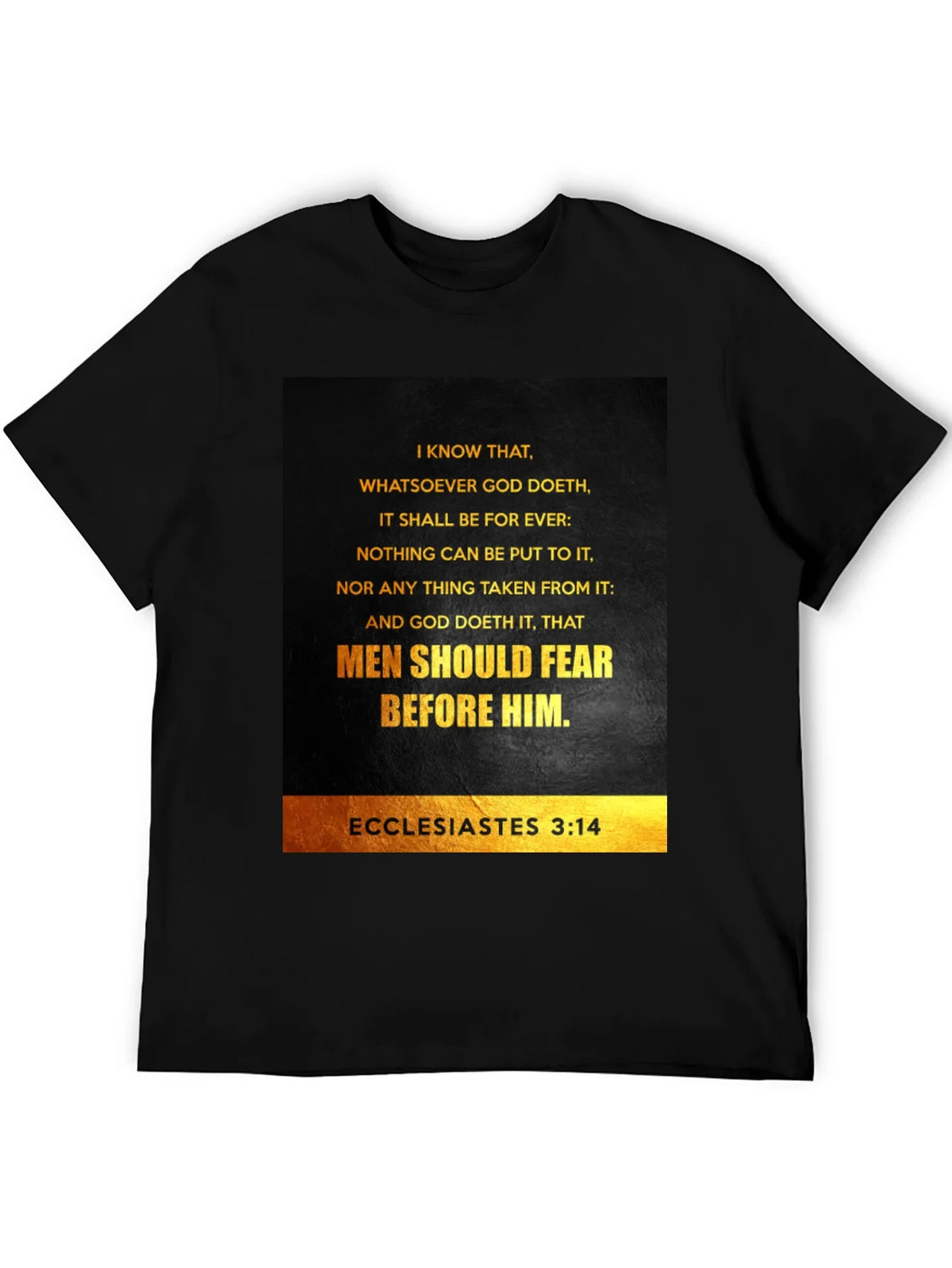 Ecclesiastes 3:14 Graphic T-Shirt - Bible Verse Tee product image 5