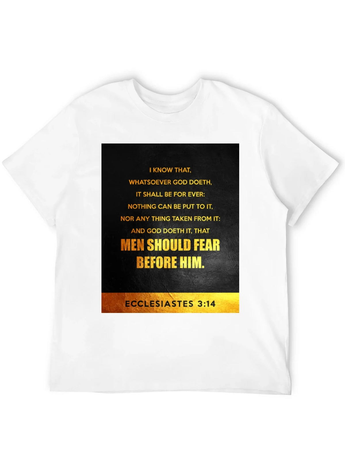 Ecclesiastes 3:14 Graphic T-Shirt - Bible Verse Tee product image 11