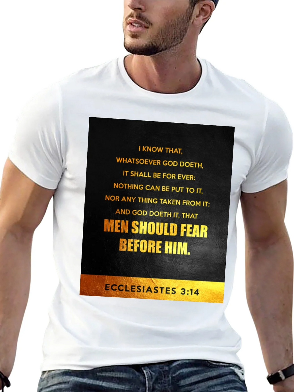 Ecclesiastes 3:14 Graphic T-Shirt - Bible Verse Tee product image 12