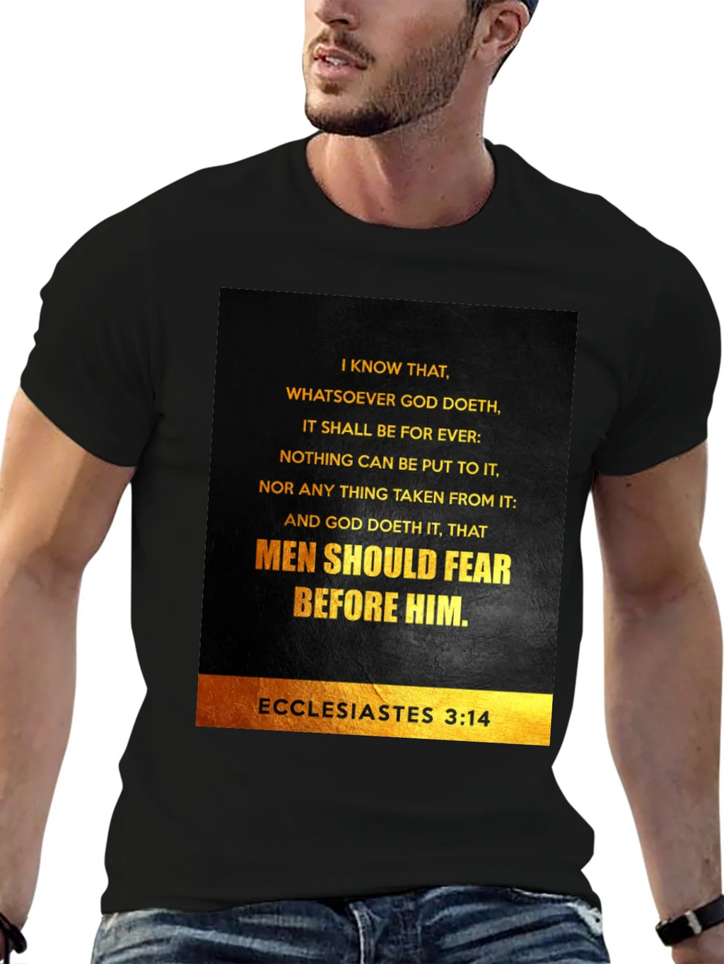 Ecclesiastes 3:14 Graphic T-Shirt - Bible Verse Tee product image 6