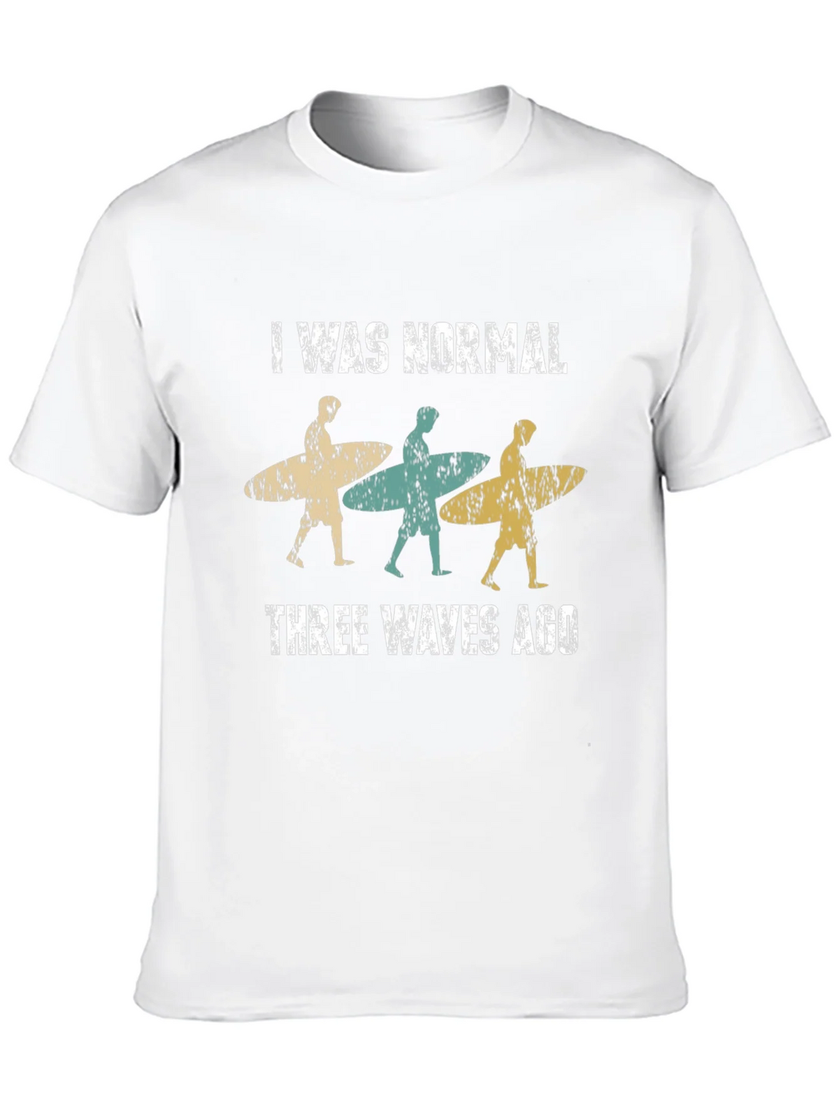 I Was Normal Three Waves Ago Surfing T-Shirt product image 9