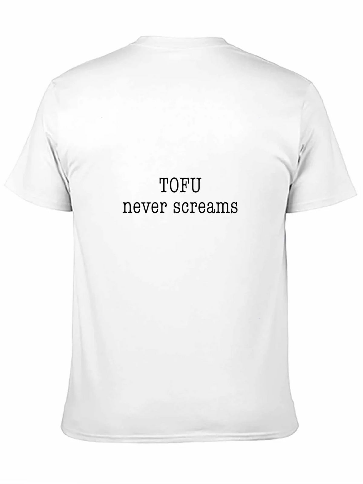 Tofu Never Screams Graphic Tee - Soft Black Cotton product image 10