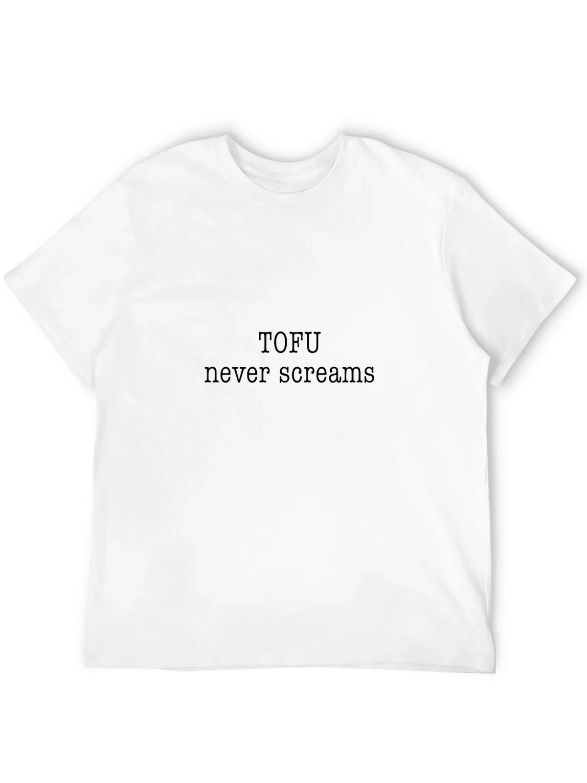 Tofu Never Screams Graphic Tee - Soft Black Cotton product image 11