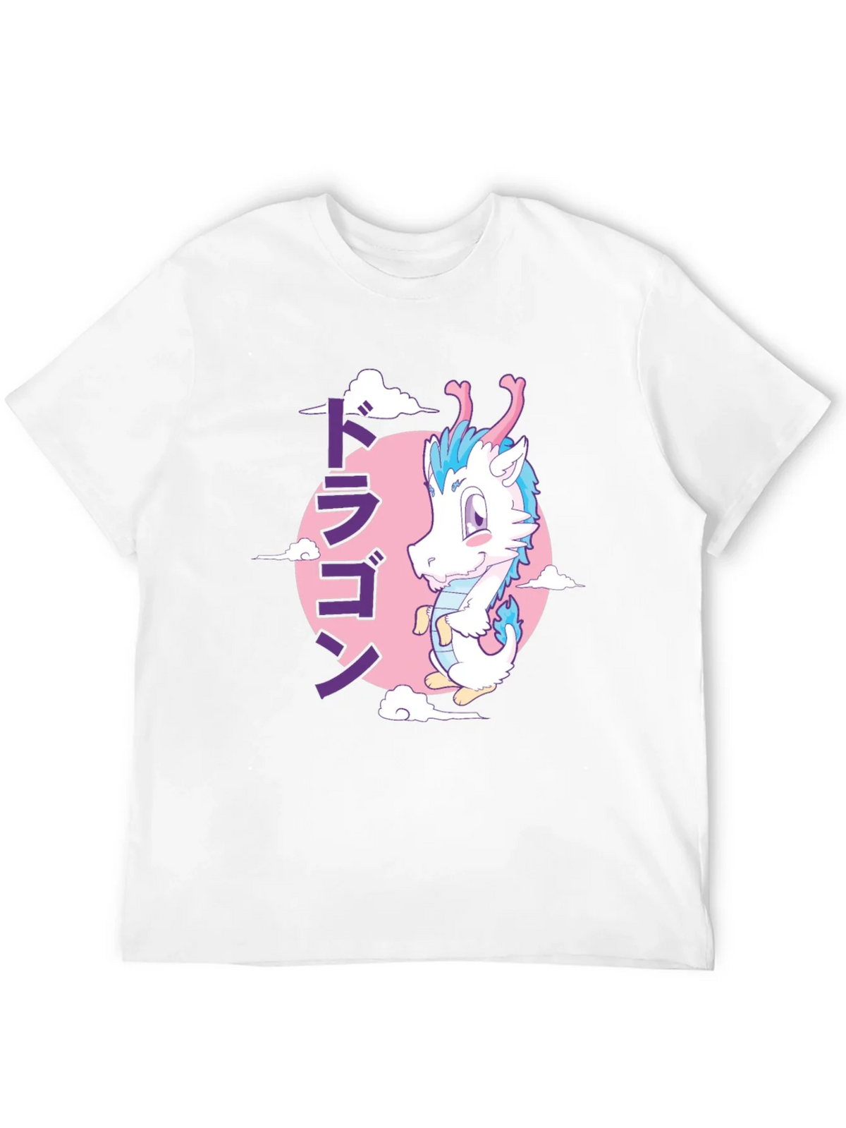 Anime Dragon Graphic T-Shirt - Black product image 11