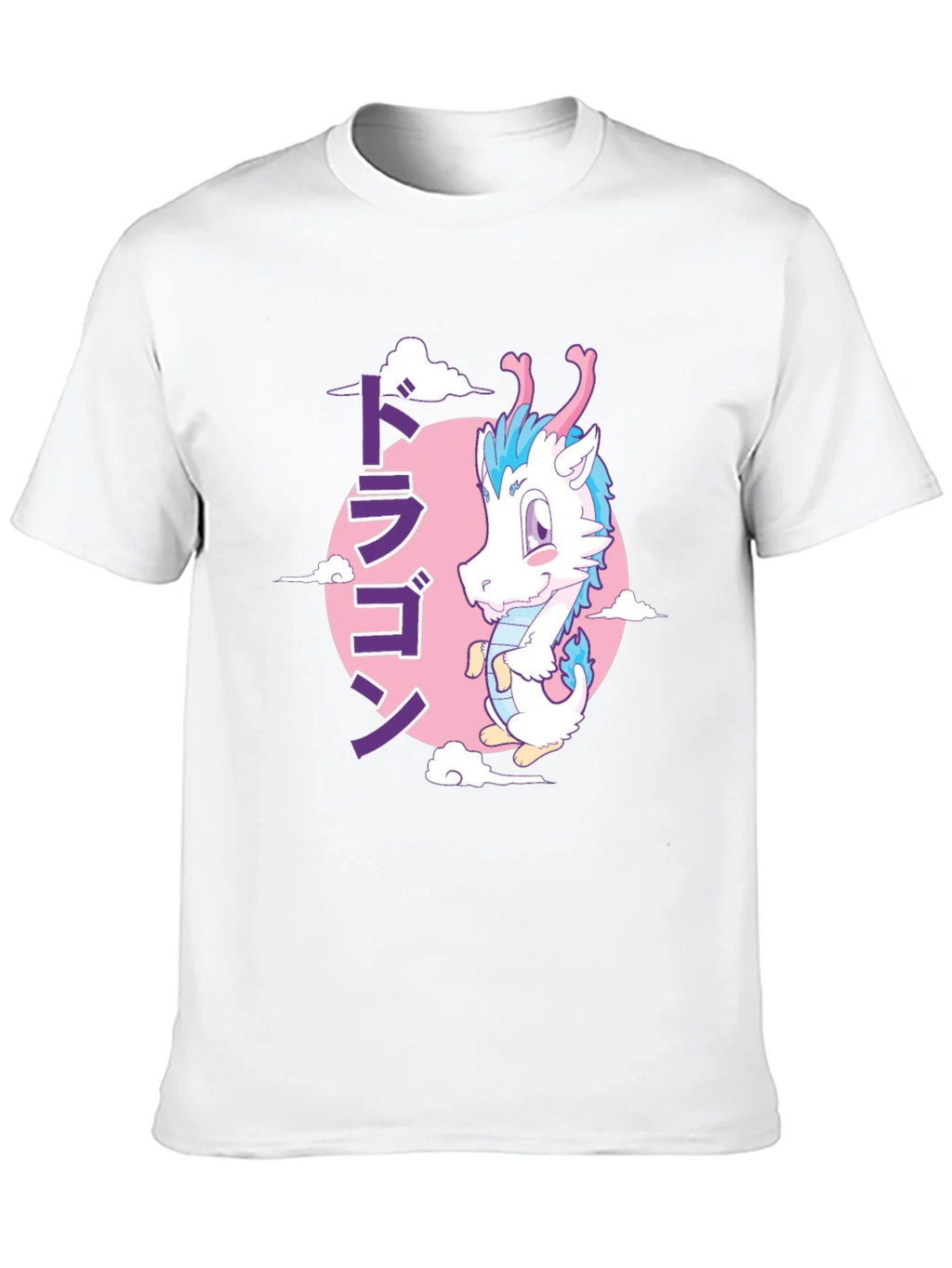 Anime Dragon Graphic T-Shirt - Black product image 9