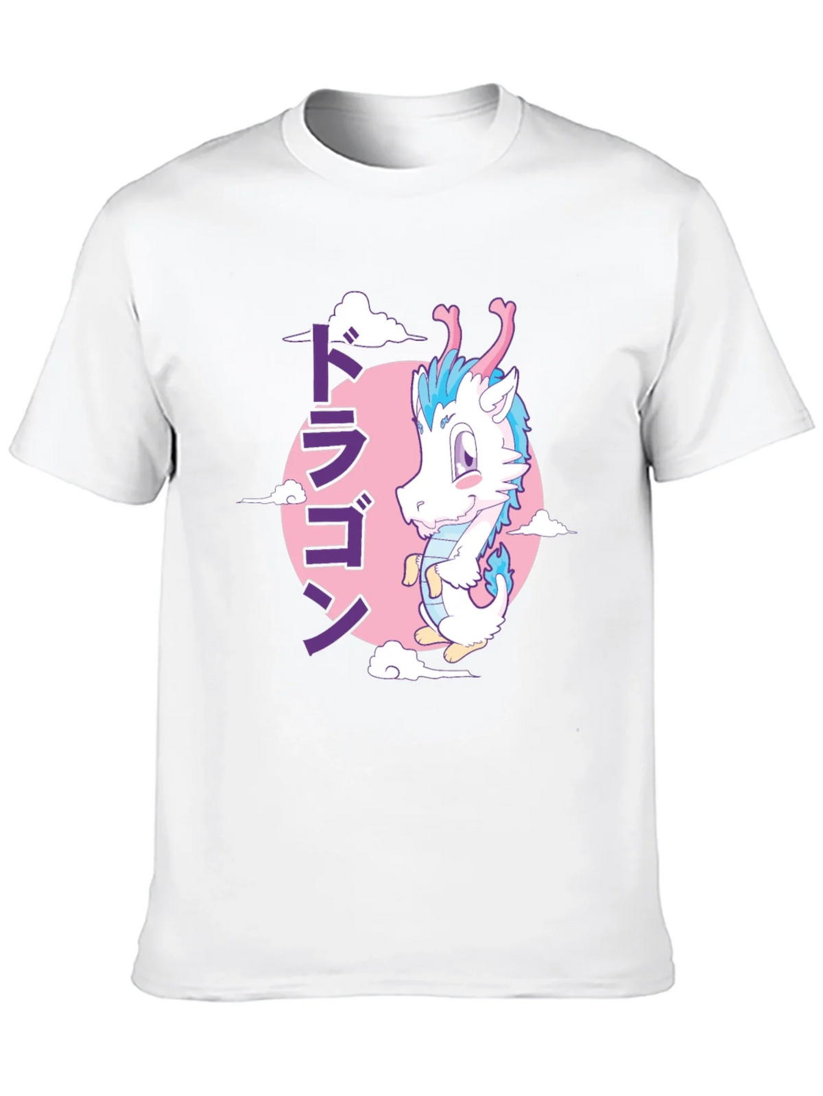 Anime Dragon Graphic T-Shirt - Black product image 9