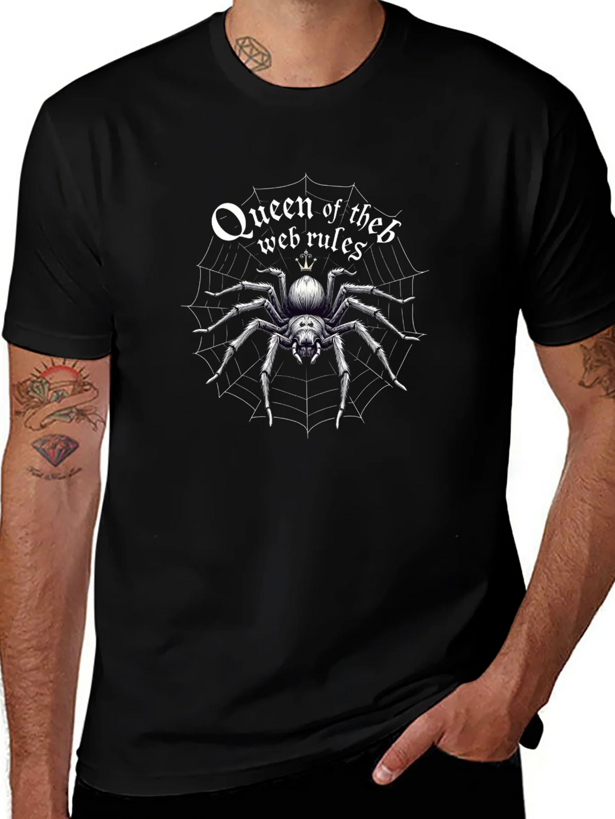 Queen of the Web Rules Graphic T-Shirt product image 1