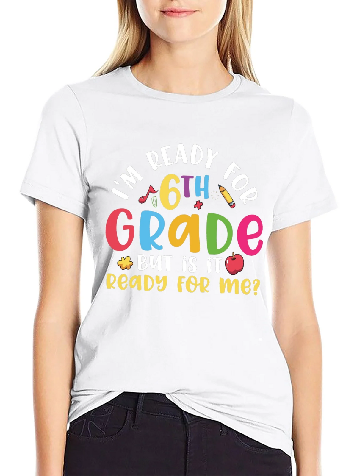 Ready for 6th Grade Black T-Shirt product image 8