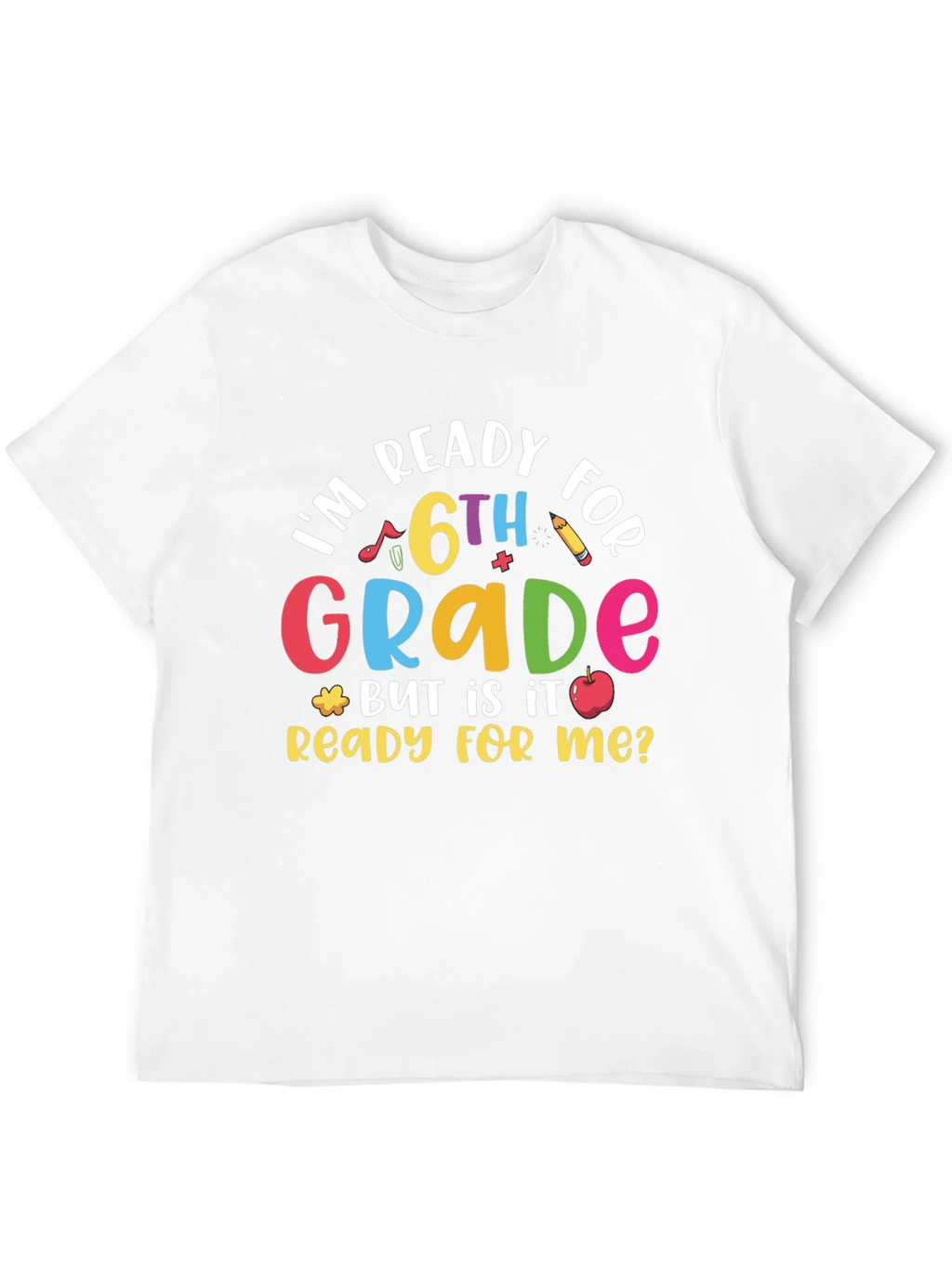 Ready for 6th Grade Black T-Shirt product image 11