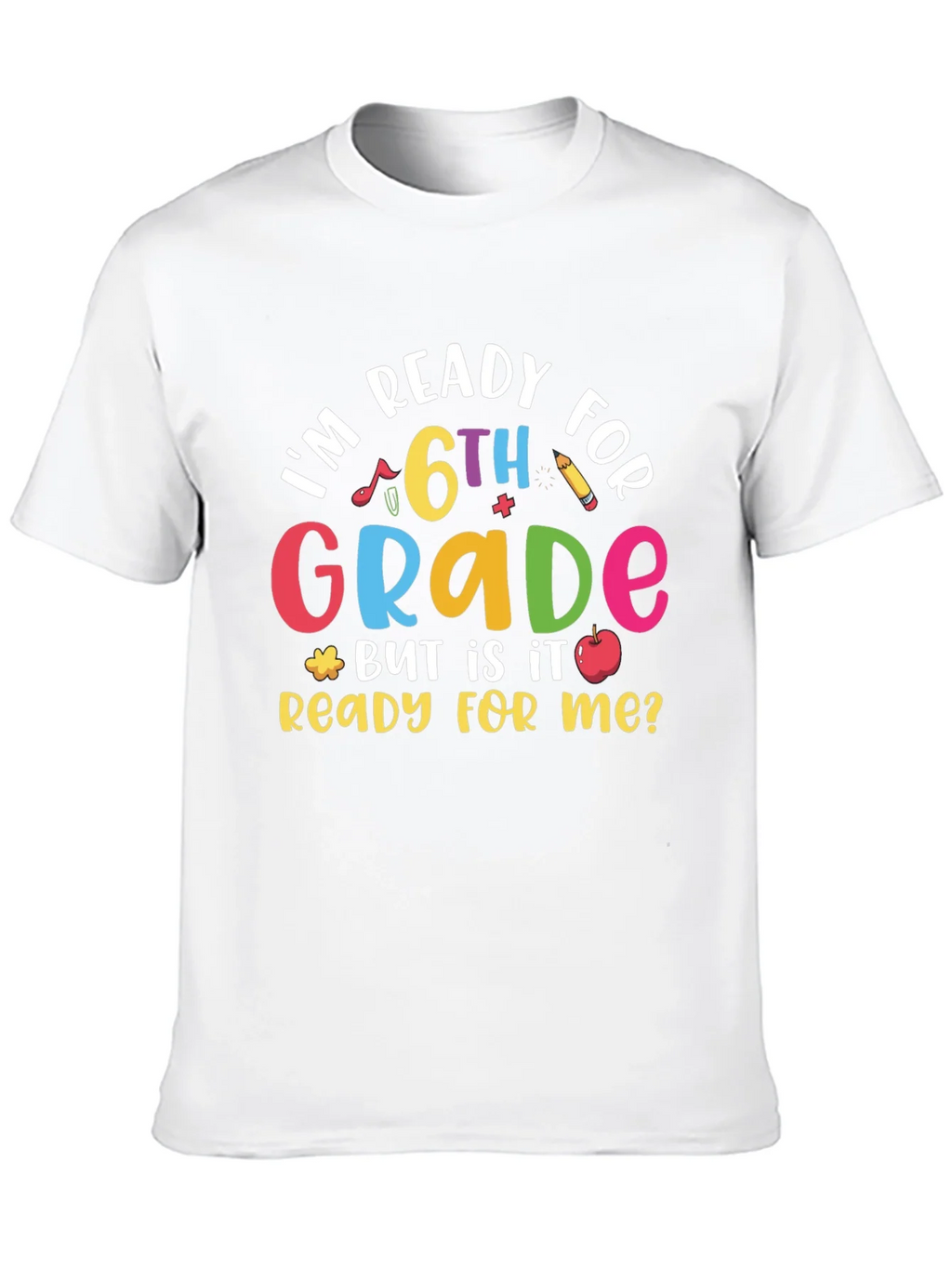 Ready for 6th Grade Black T-Shirt product image 9
