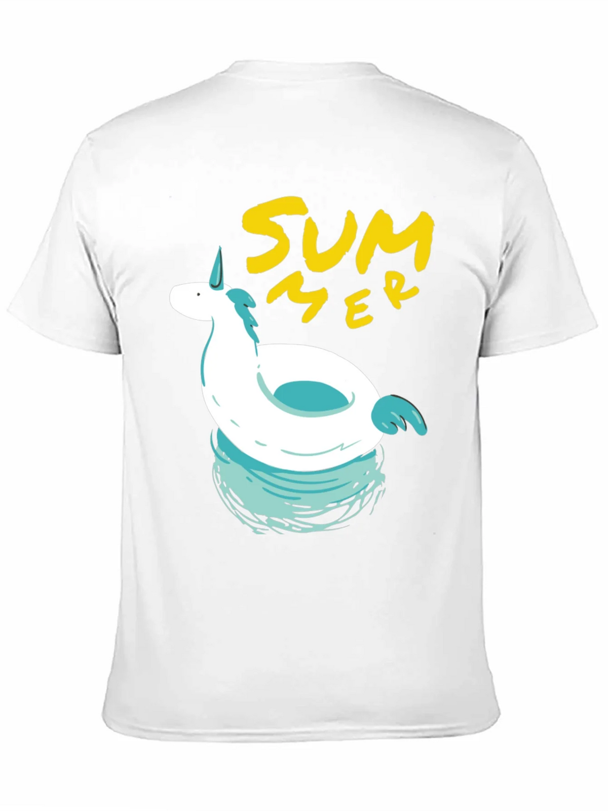 Summer Unicorn Pool Float Graphic Tee product image 10