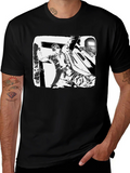 Black & White Graphic Tee: Action Scene product image 1