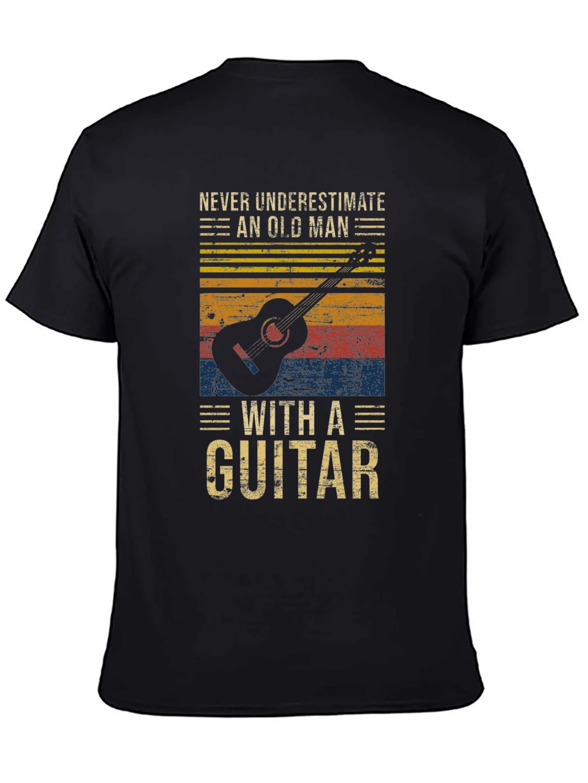 Old Man Guitar T-Shirt - Vintage Graphic Tee product image 4