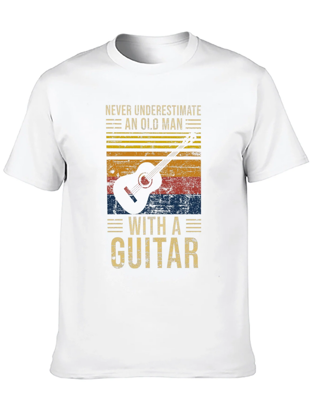 Old Man Guitar T-Shirt - Vintage Graphic Tee product image 9