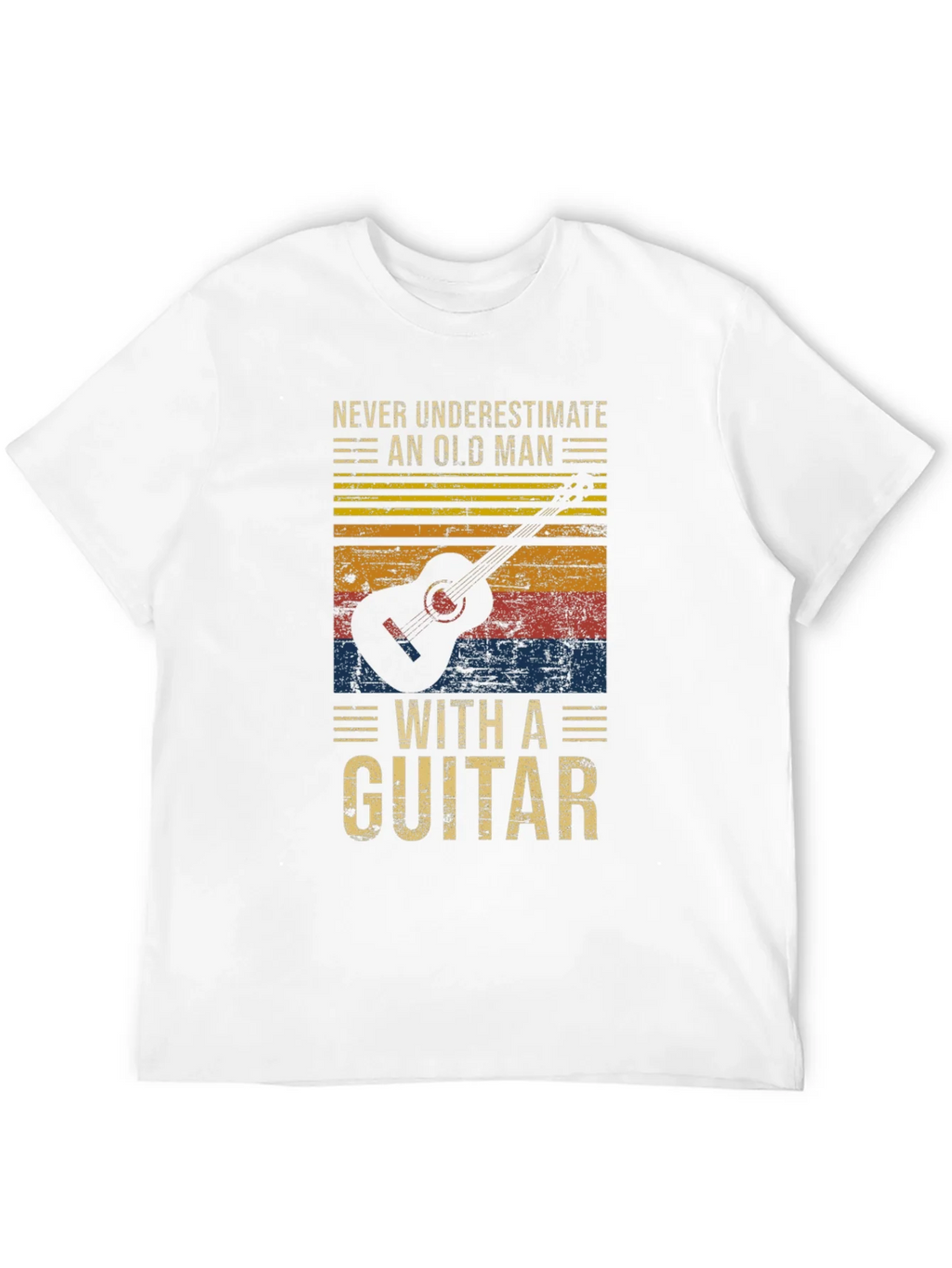 Old Man Guitar T-Shirt - Vintage Graphic Tee product image 11