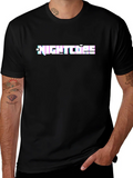Nightcore Glitch Text Black T-Shirt product image 1