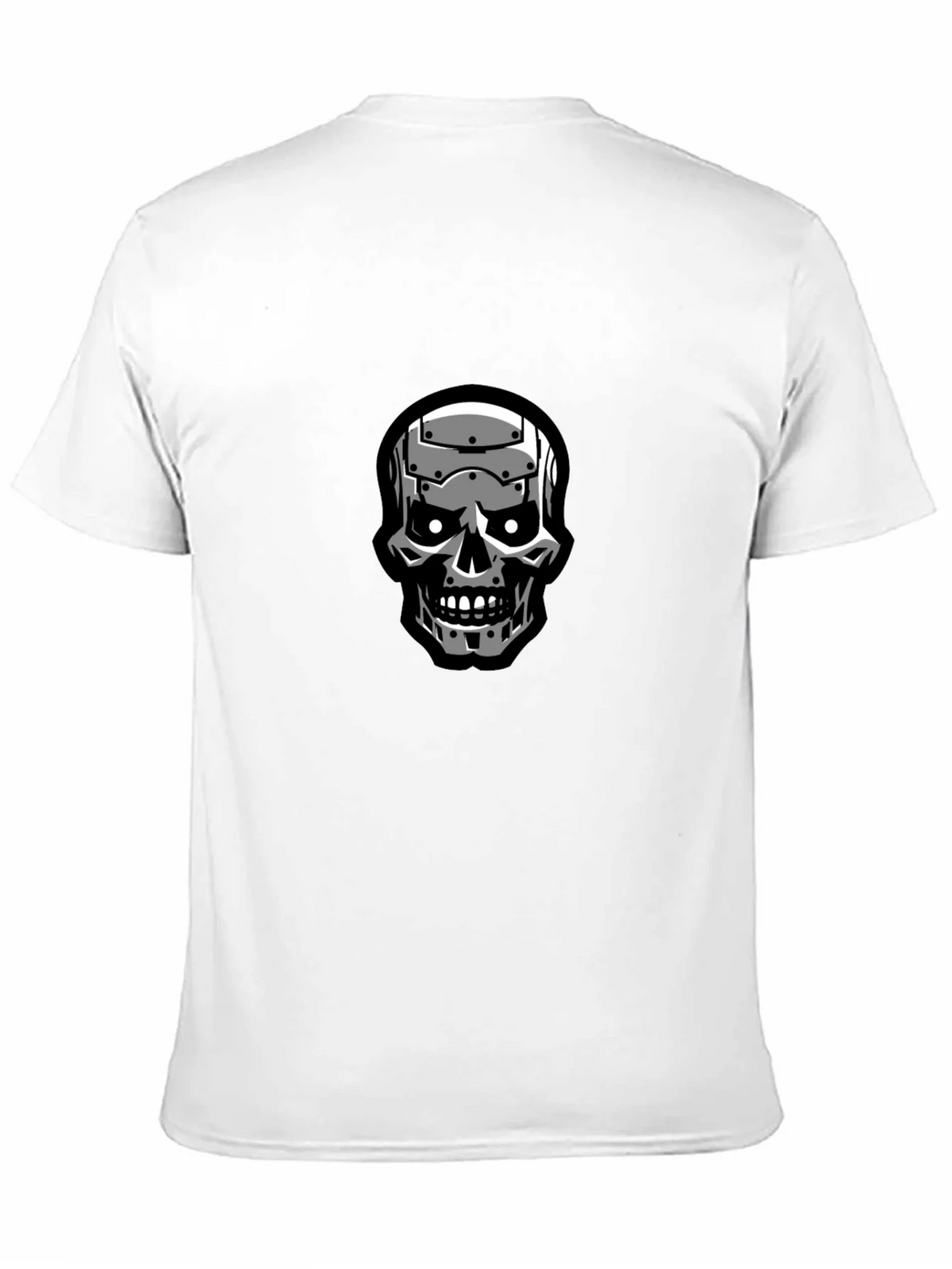 Terminator Skull Graphic Black T-Shirt product image 10