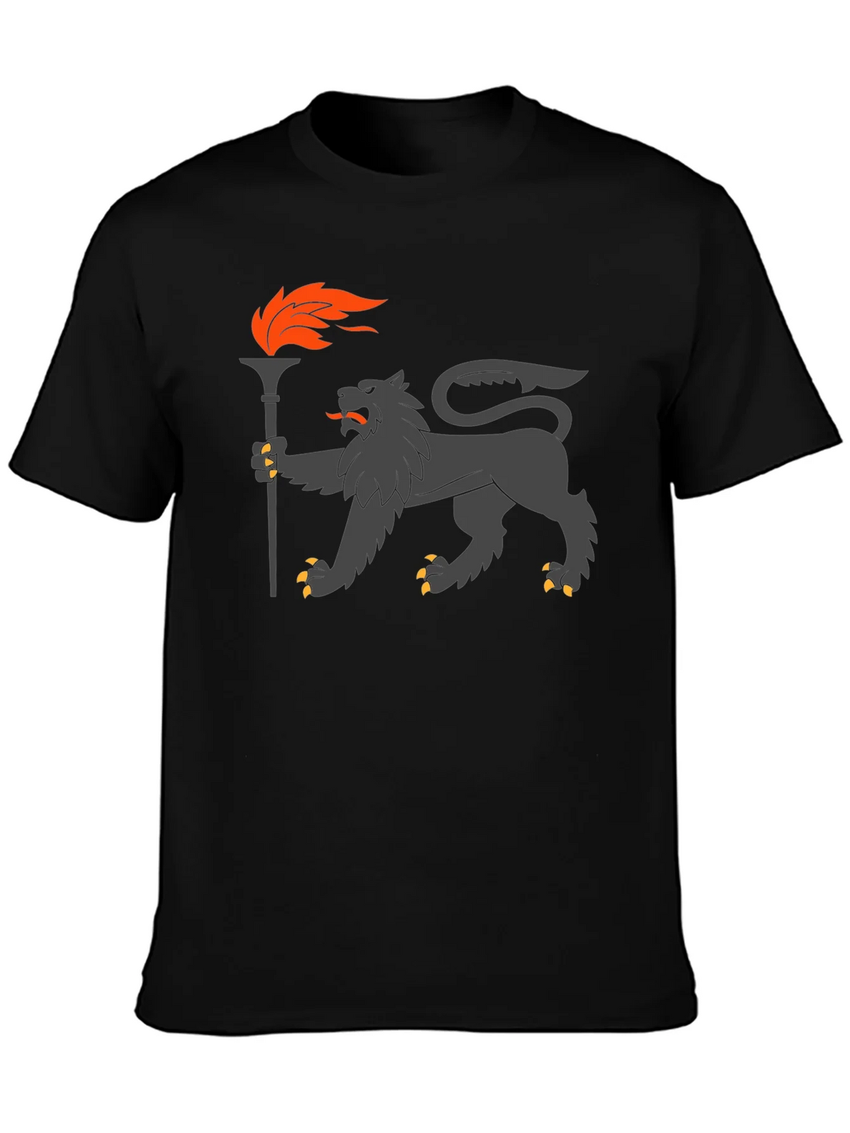 Lion Torchbearer Graphic Tee product image 3