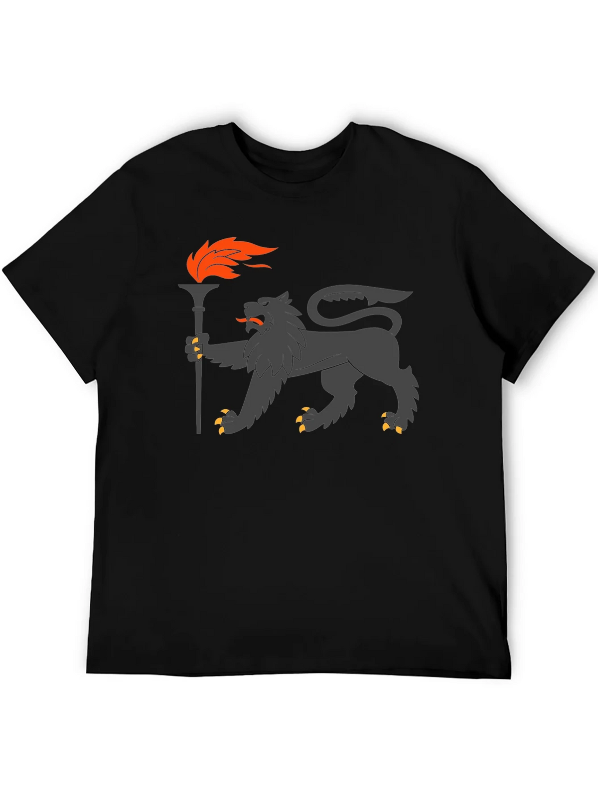 Lion Torchbearer Graphic Tee product image 5