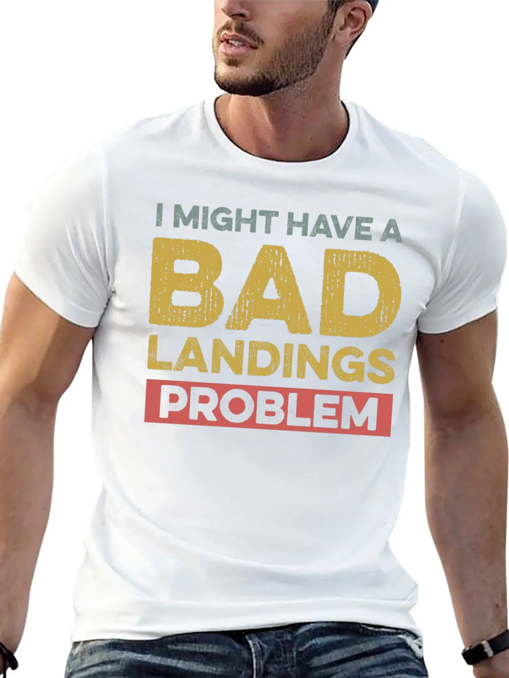 Bad Landings Problem Graphic T-Shirt product image 12