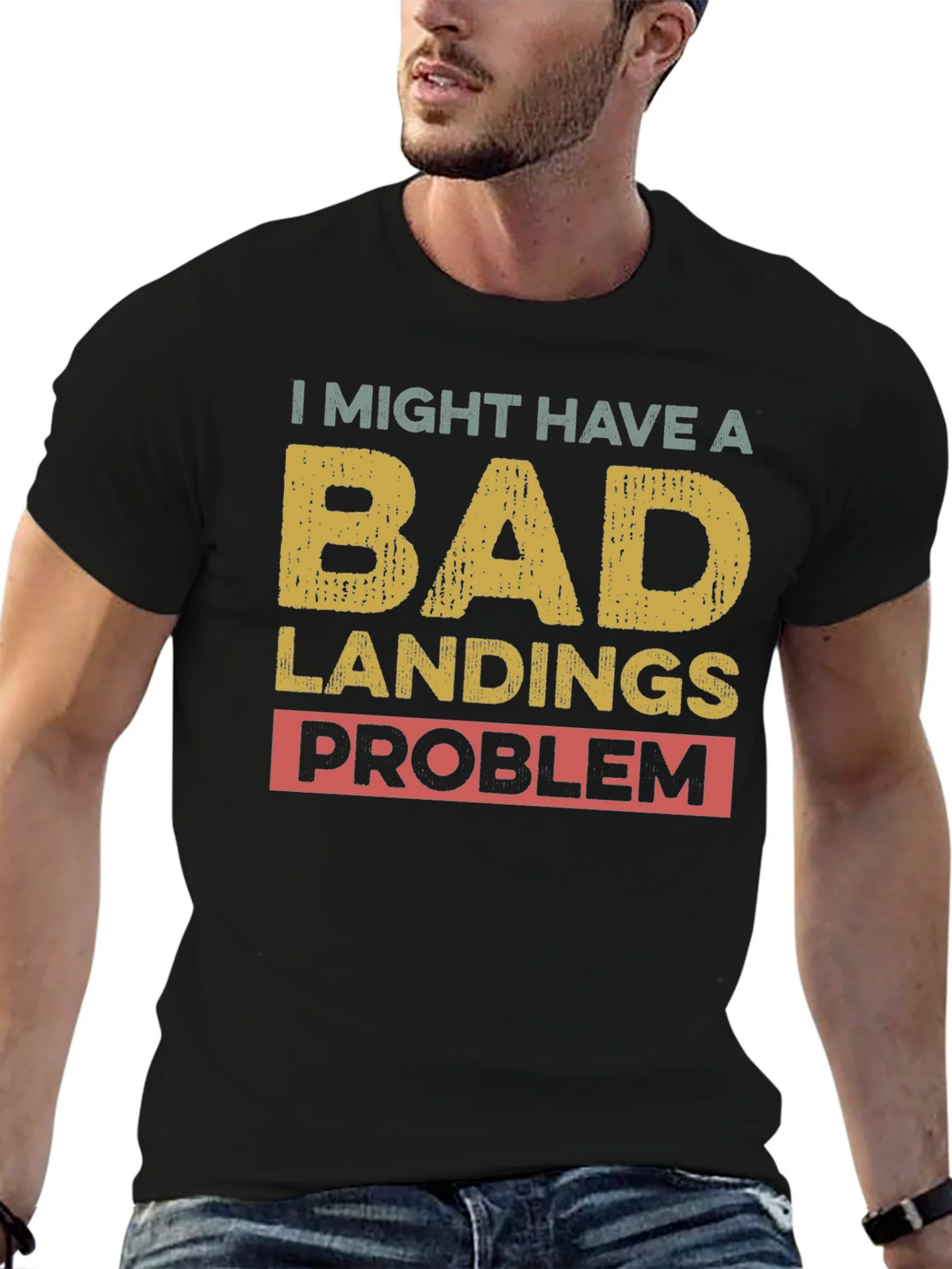 Bad Landings Problem Graphic T-Shirt product image 6