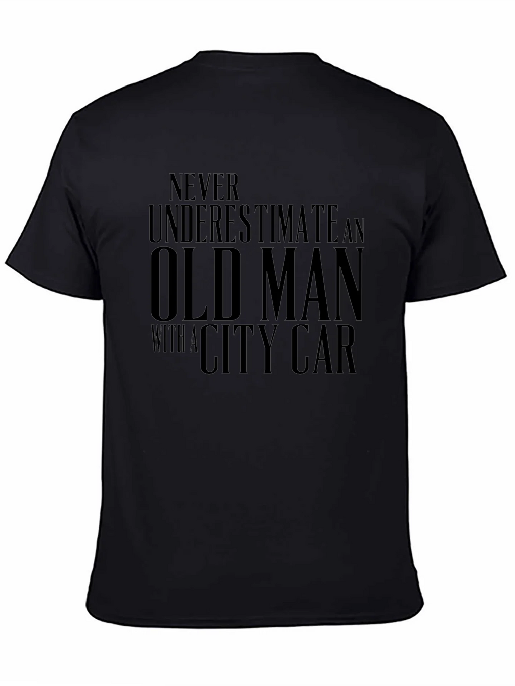 Old Man City Car Graphic Tee - Black product image 4