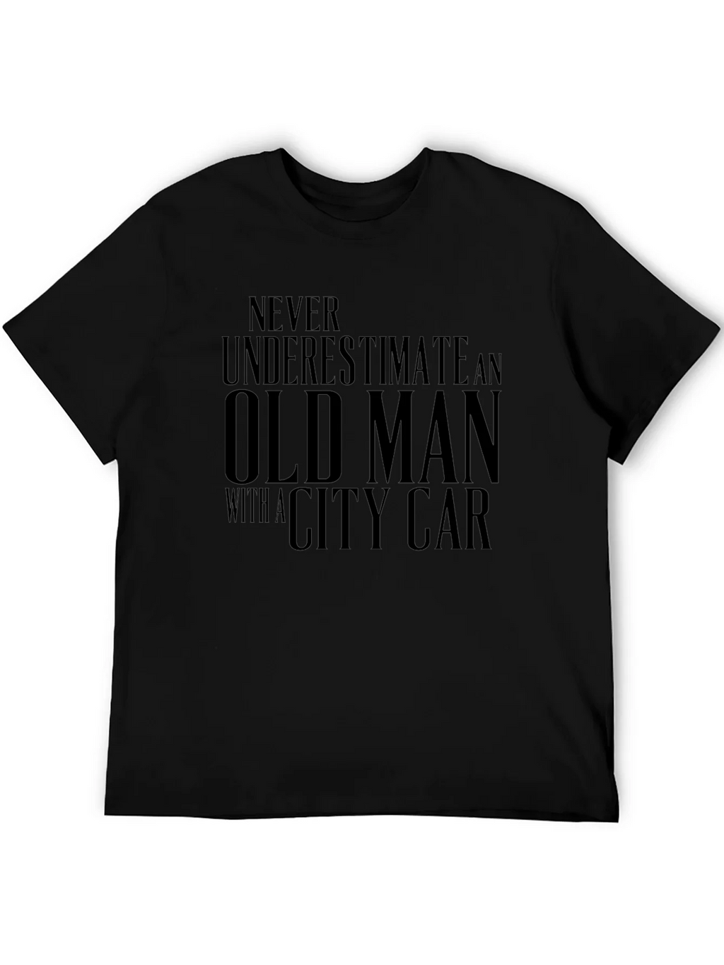Old Man City Car Graphic Tee - Black product image 5