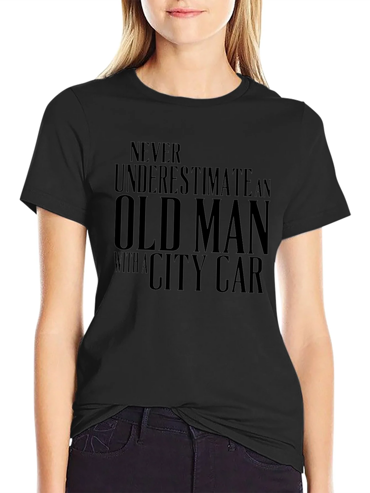 Old Man City Car Graphic Tee - Black product image 2