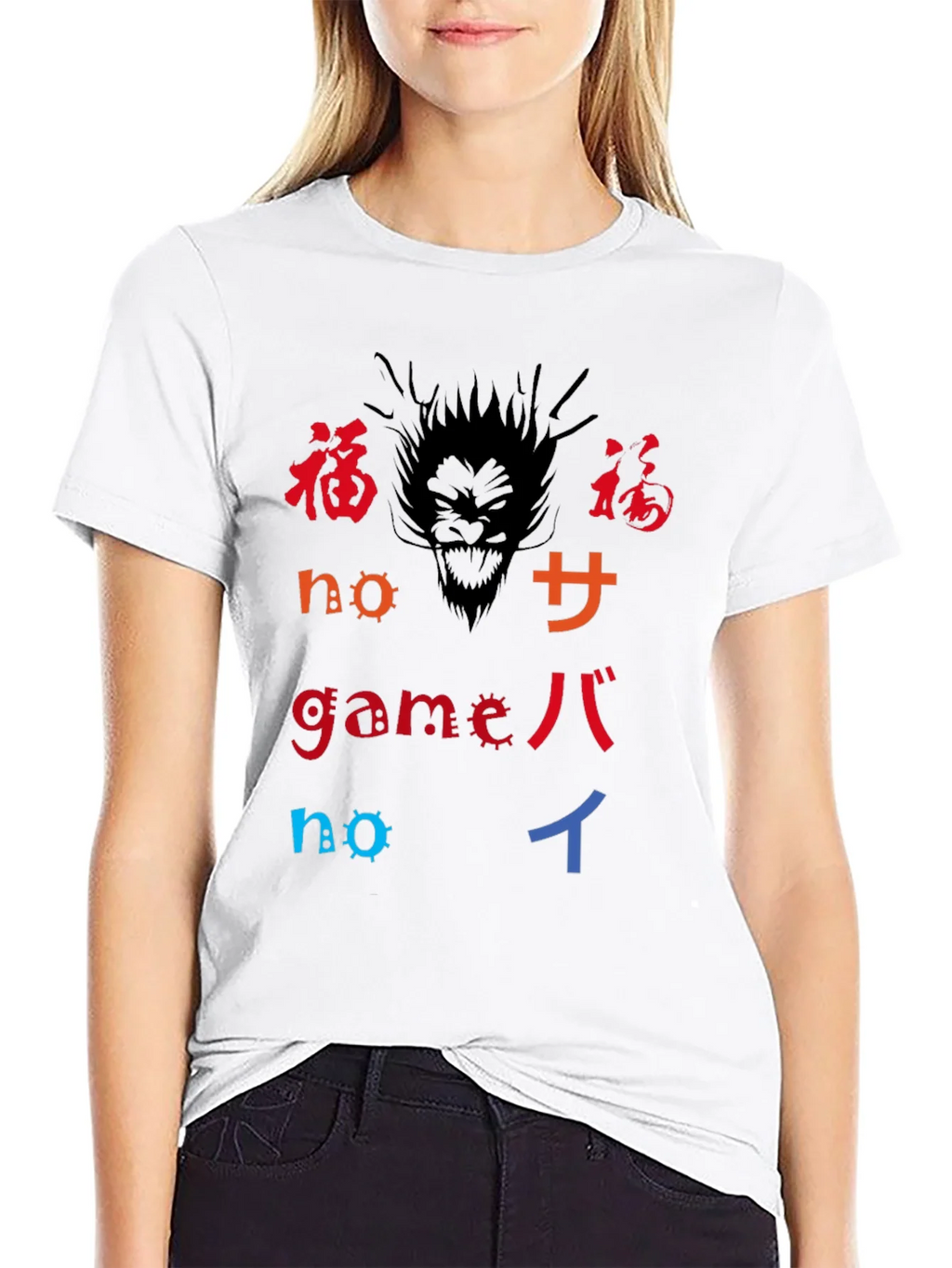 Black T-Shirt with Graphic Print product image 8