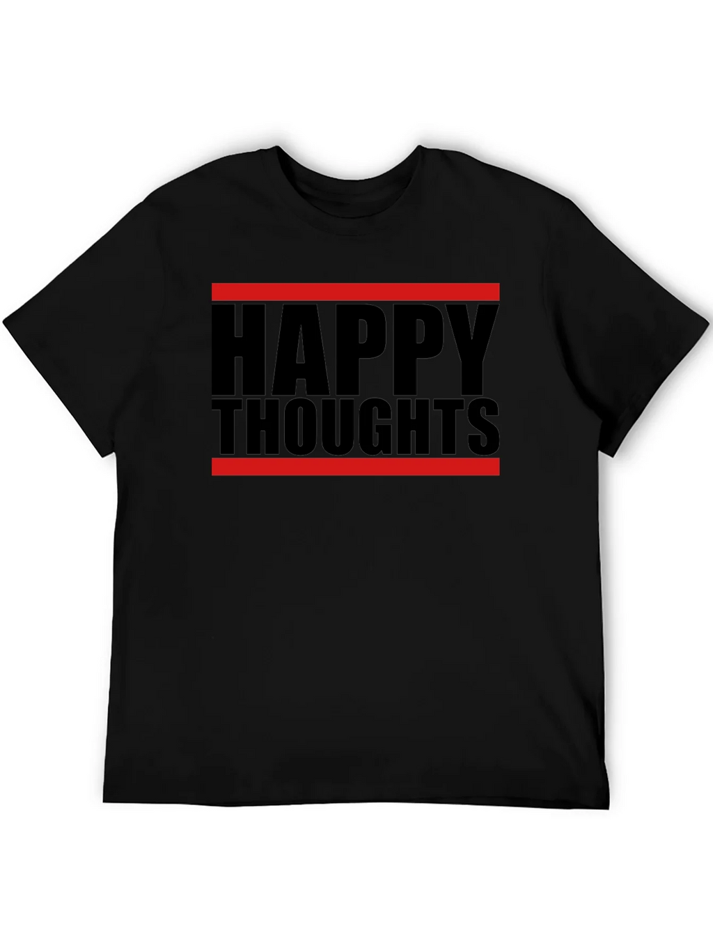 Happy Thoughts Graphic Tee - Black T-Shirt product image 5